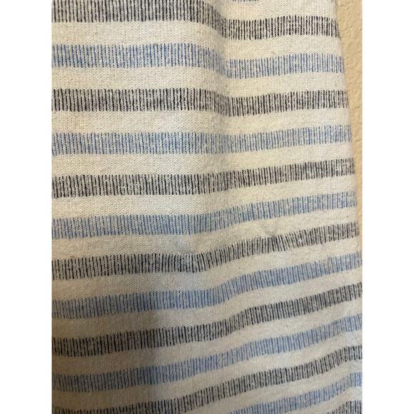 Free People For the Boys Blue Striped Oversized Knit Short Sleeve Romper Small - Picture 5 of 16